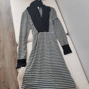 Mingle Long Sleeve Dress with Belt Tie